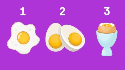 Ilustracija jaja za test ličnosti