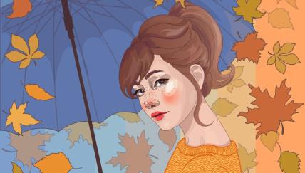 Devojka s kišobranom za dnevni horoskop