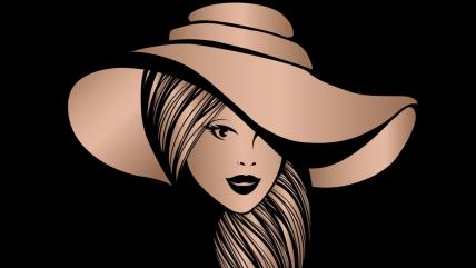 Ilustracija devojke sa šeširom
