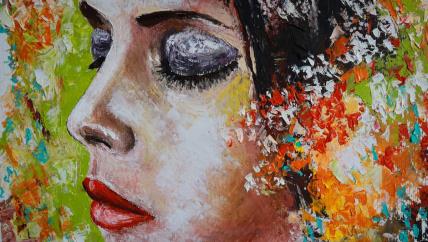 Ilustracija devojke za dnevni horoskop