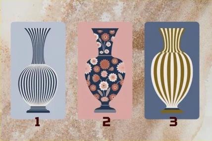 Ilustracija 3 vaze za test ličnosti