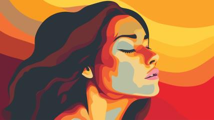 Ilsztacija devojke za dnevni horoskop