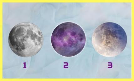 Ilustracija 3 Meseca za test ličnosti