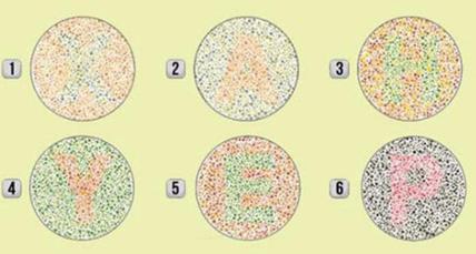 Test skrivenih slova u krugovima