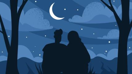 Par sedi ispod mladog Meseca