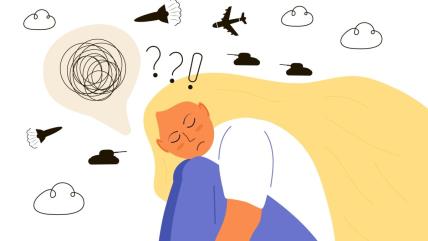 Devojčica pati jer je počeo rat