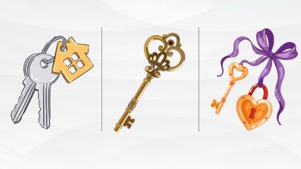 Tri ključa za test ličnosti