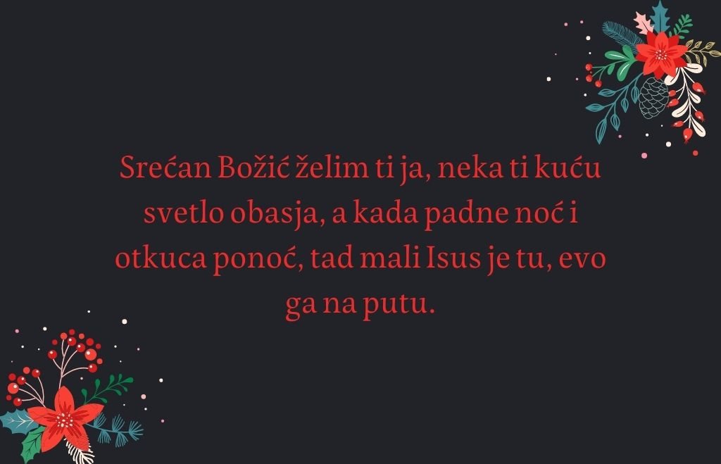 Najlepše čestitke za Božić