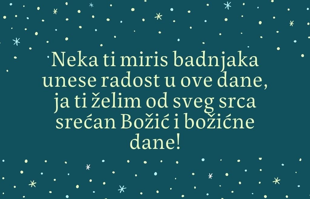 Najlepše čestitke za Božić