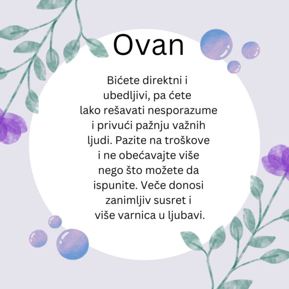 Dnevni horoskop za 25 maj  2026 
