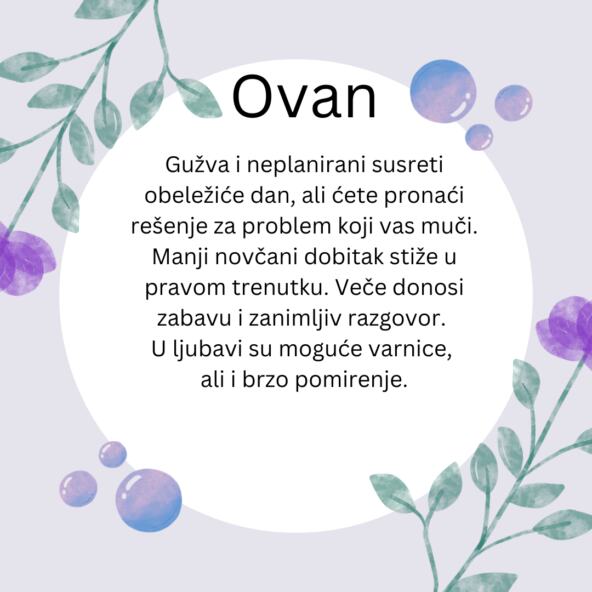 Dnevni horoskop za 30 maj  2026 