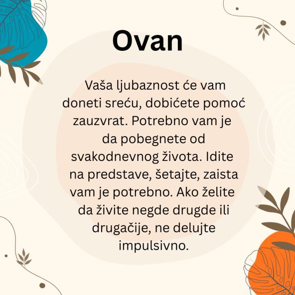 Dnevni horoskop za 30 novembar  2025
