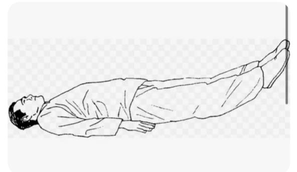 Crtež muškarca koji radi istezanje