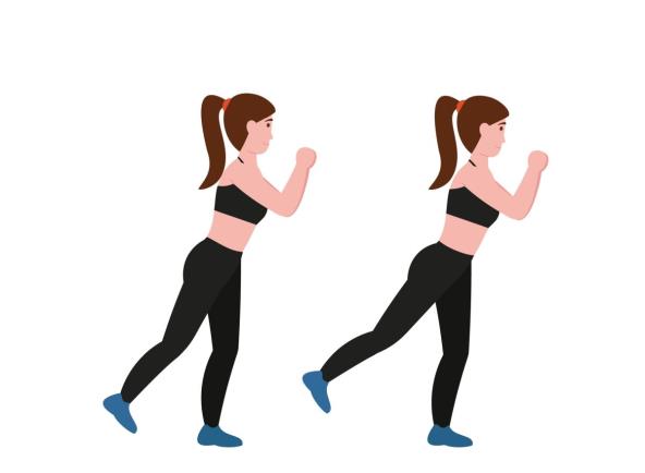 Žena bvežba gluteus