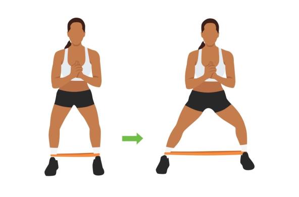 Devojka izvodi račji hod