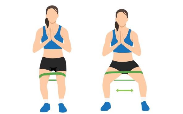 Žena izvodi račji hod