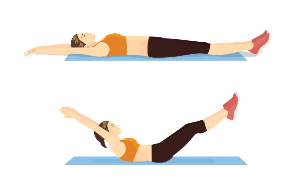 Vežbe za ravan stomak Hollow hold