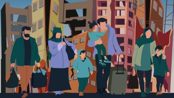 Ljudi napuštaju svoje kuće