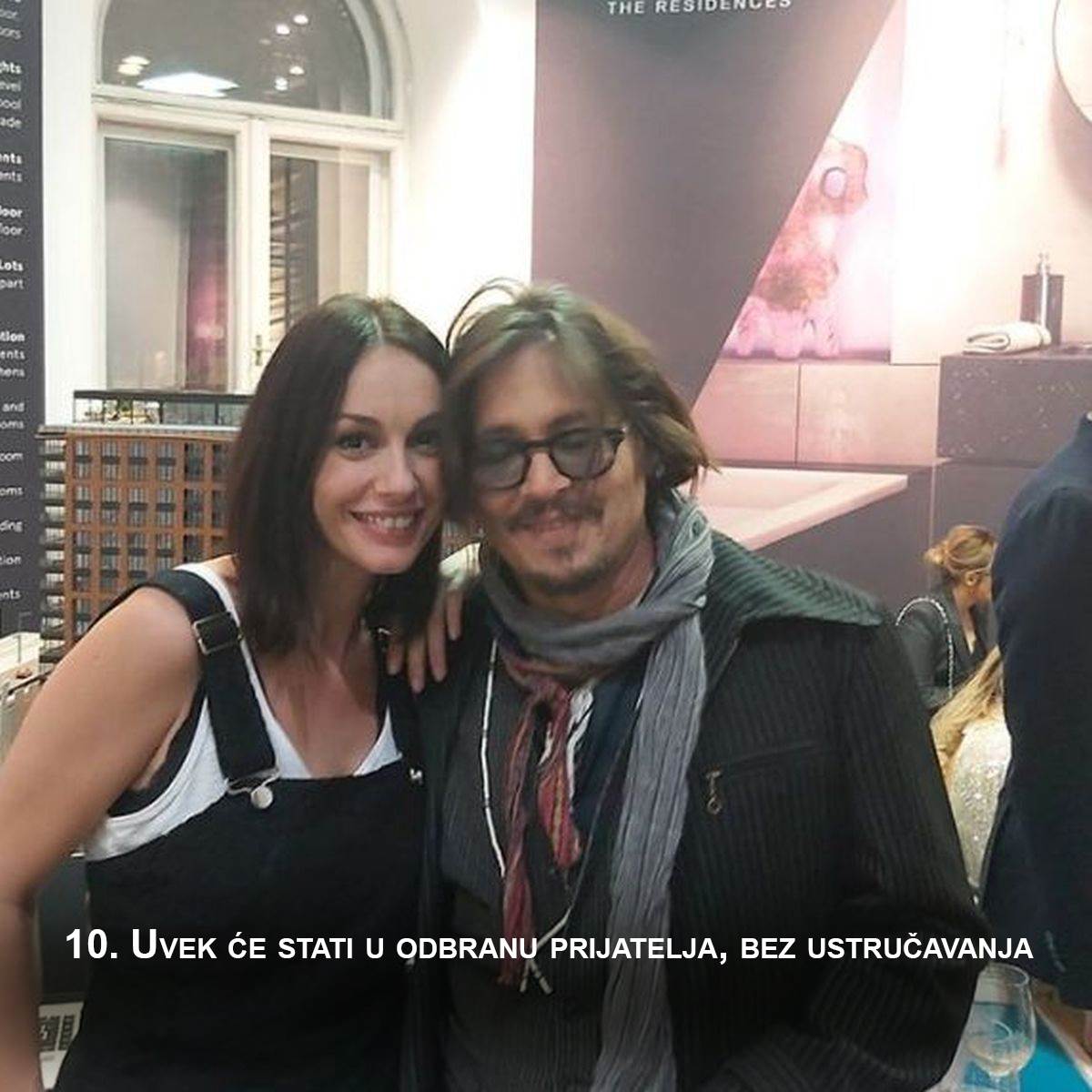 Sloboda Mićalović i Džoni Dep