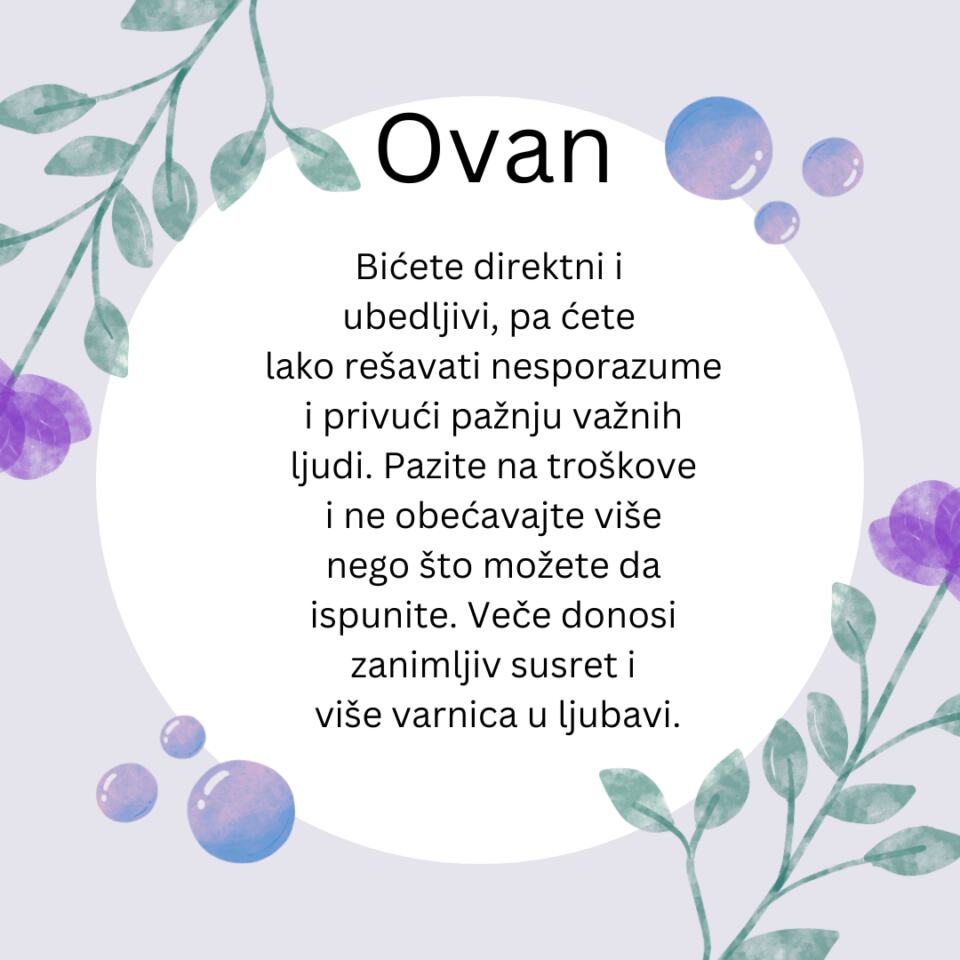 Dnevni horoskop za 25 maj  2026 