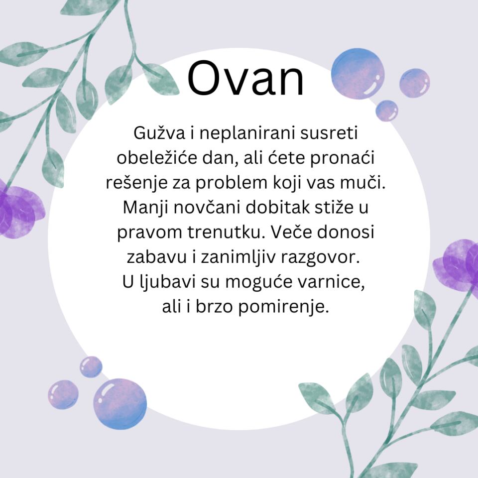 Dnevni horoskop za 30 maj  2026 