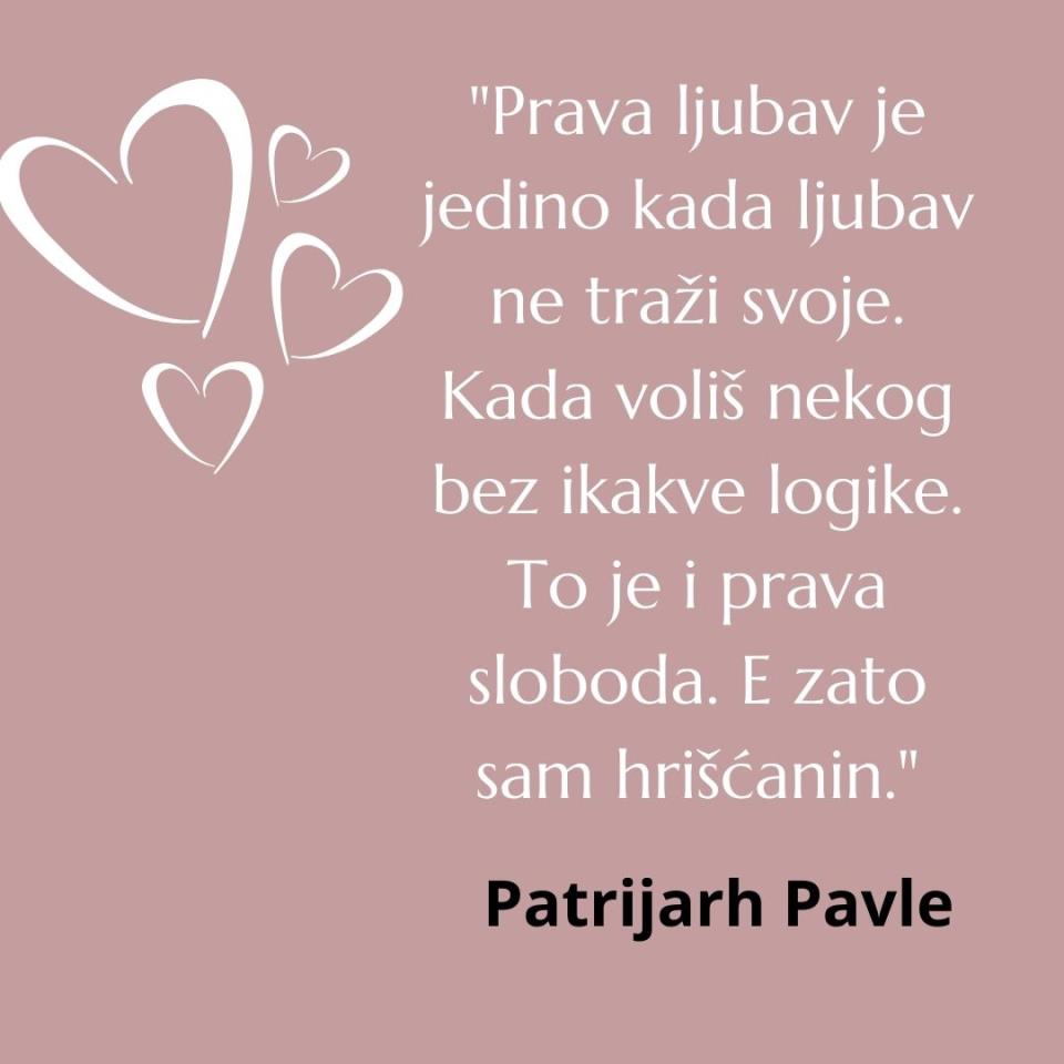 patrijarh pavle citati i poruke