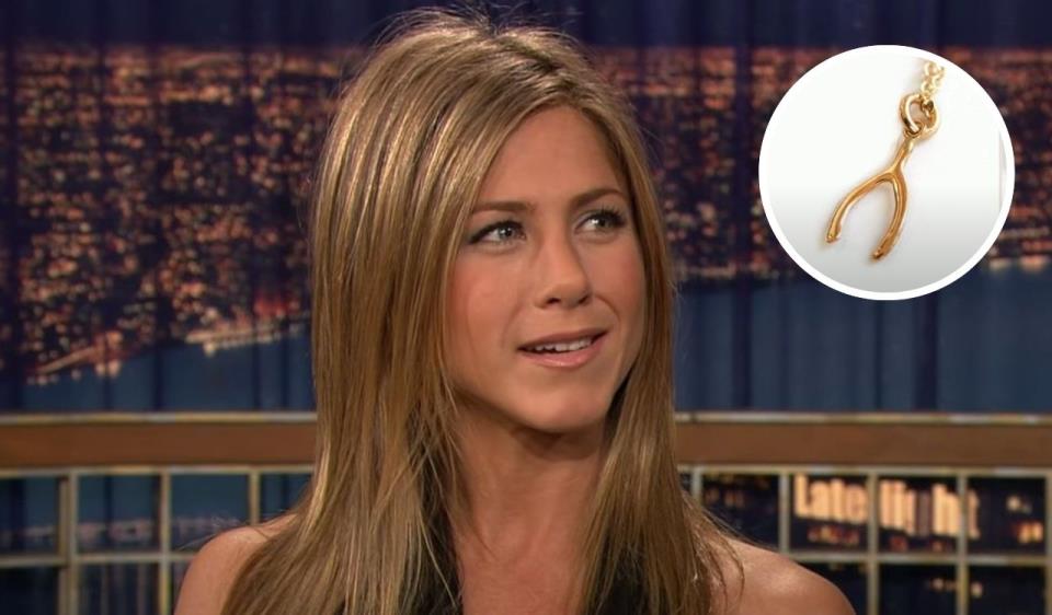 Amajlija glumice Dženifer Aniston za sreću.