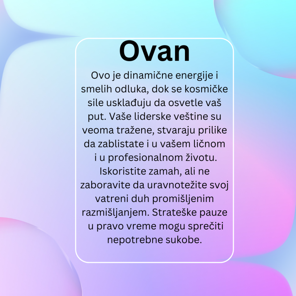 Dnevni horoskop za 18 avgust 2025