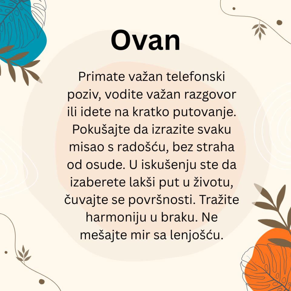 Dnevni horoskop za 16 novembar  2025