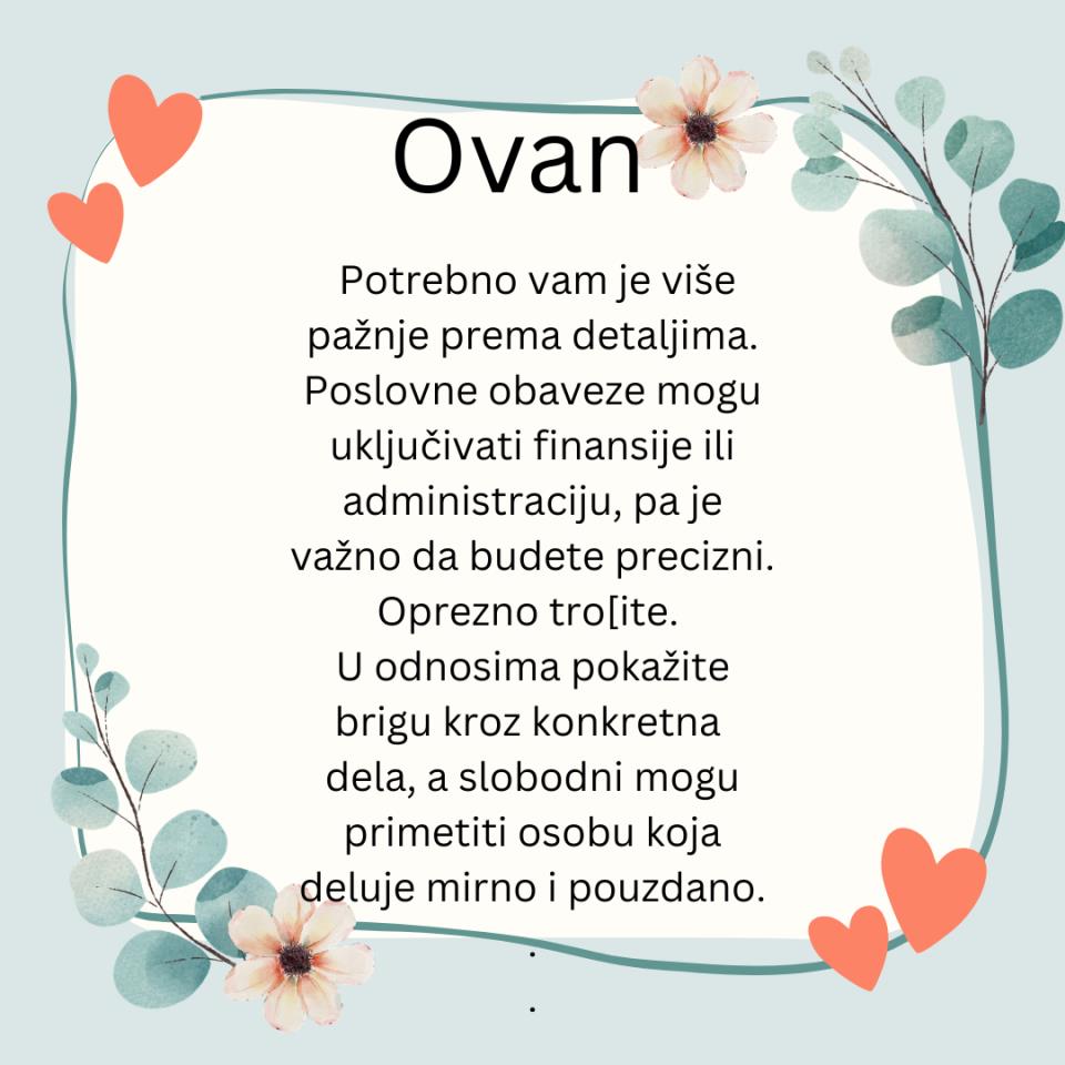 Dnevni horoskop 9 mart 2026 