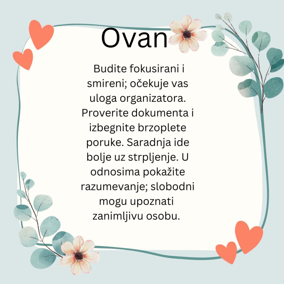 Dnevni horoskop za 23 mart 2026 