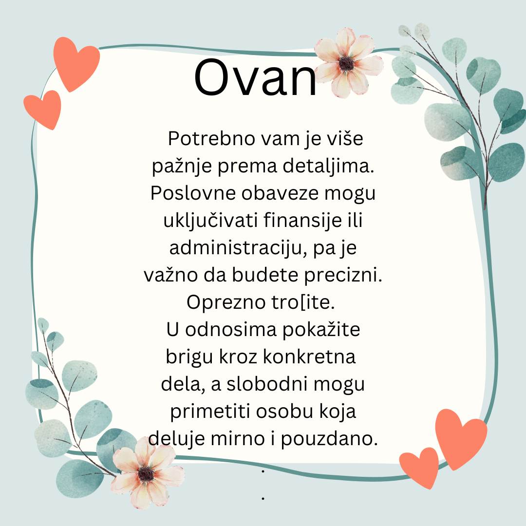 Dnevni horoskop 9 mart 2026 